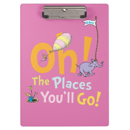 Dr. Seuss | Oh! De Plaatsen Parade Klembord (Voorkant)