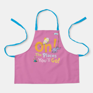 Dr. Seuss Oh! De Plaatsen Parade Schort