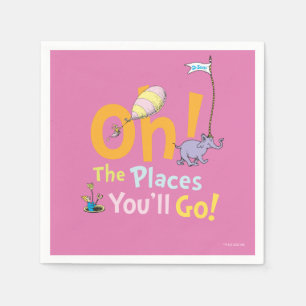 Dr. Seuss Oh! De Plaatsen Parade Servet