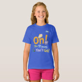 Dr. Seuss | Oh! De Plaatsen Parade T-shirt (Voorkant volledig)