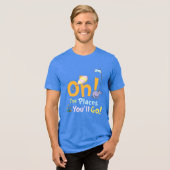 Dr. Seuss | Oh! De Plaatsen Parade Tri-Blend Shirt (Voorkant volledig)