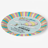 Dr. Seuss | Oh! De plaatsen waar je gaat! Papieren Bordje (Gekanteld)