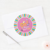 Dr. Seuss | Oh, de plaatsen waar je gaat! Ronde Sticker (Envelop)