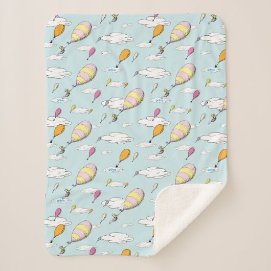 Dr. Seuss | Oh, de plaatsen waar je gaat! Sherpa Deken (Voorkant)