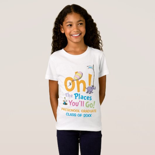 Dr. Seuss | Oh, de plaatsen waar je heen gaat! Kla T-shirt (Voorkant volledig)