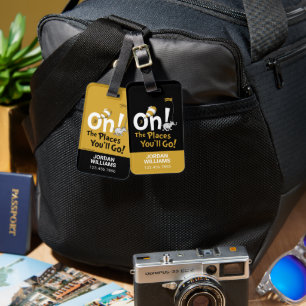 Dr. Seuss   Oh, de plaatsen waar je heen gaat! ret Bagagelabel