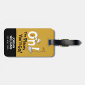 Dr. Seuss | Oh, de plaatsen waar je heen gaat! ret Bagagelabel (Achterkant horizontaal)