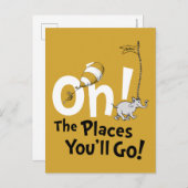Dr. Seuss | Oh, de plaatsen waar je heen gaat! ret Briefkaart (Voorkant / Achterkant)