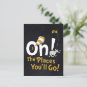 Dr. Seuss | Oh, de plaatsen waar je heen gaat! ret Briefkaart (Staand voorkant)