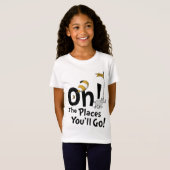 Dr. Seuss | Oh, de plaatsen waar je heen gaat! ret T-shirt (Voorkant volledig)