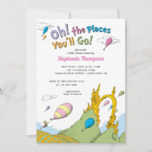 Dr. Seuss - Oh, de plaatsen waar je naar het Baby  Kaart (Voorkant)