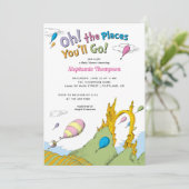 Dr. Seuss - Oh, de plaatsen waar je naar het Baby  Kaart (Staand voorkant)