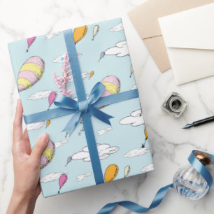 Dr. Seuss   Oh, de plaatsen waar je zult gaan Patr Cadeaupapier