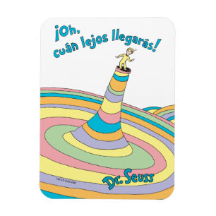 Dr. Seuss   Oh, de ver hoe ver je komt! Magneet