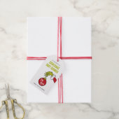 Dr. Seuss | Oh jongen Grinch Baby Shower Cadeaulabel (Met Touw)