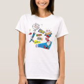 Dr. Seuss | Omhoog met vis T-shirt (Voorkant)