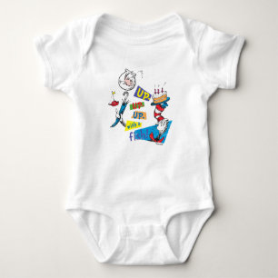 Dr. Seuss Omhoog Omhoog Omhoog met een Vis Romper