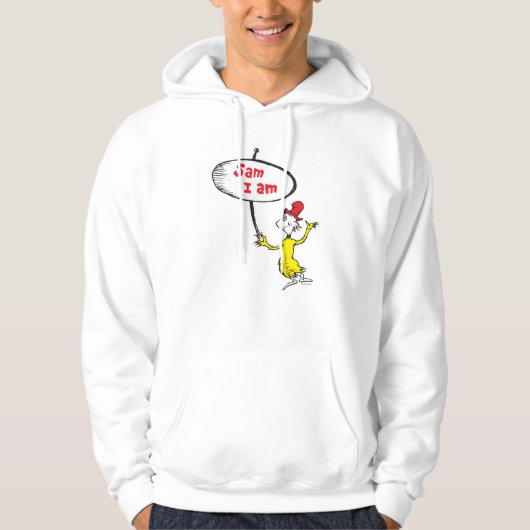 Dr. Seuss| Ondertekening Sam-I-Am Holding Hoodie (Voorkant)