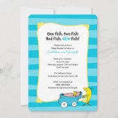 Dr. Seuss | One Fish - Boy Baby shower Invitation Save The Date (Voorkant)