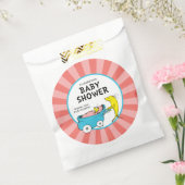 Dr. Seuss | One Fish - Girl Baby shower Bedankzakje (Gezegeld)