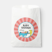 Dr. Seuss | One Fish - Girl Baby shower Bedankzakje (Voorkant)