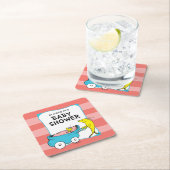 Dr. Seuss | One Fish - Girl Baby shower Kartonnen Onderzetters (Insitu)