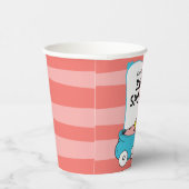 Dr. Seuss | One Fish - Girl Baby shower Papieren Bekers (Rechts)