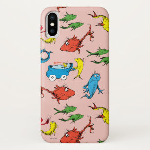 Dr. Seuss   One Fish Two Fish Patroon Case-Mate iPhone Case