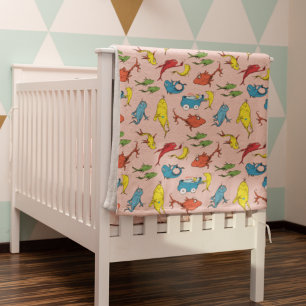 Dr. Seuss   One Fish Two Fish Patroon Fleece Deken