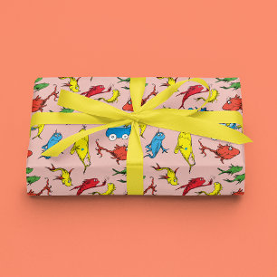 Dr. Seuss   One Fish Two Fish Patroon Inpakpapier Vel