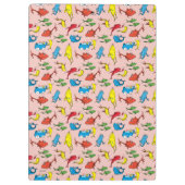 Dr. Seuss | One Fish Two Fish Patroon Klembord (Achterkant)
