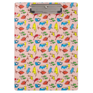 Dr. Seuss One Fish Two Fish Patroon Klembord