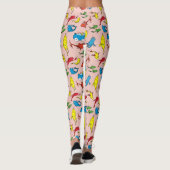 Dr. Seuss | One Fish Two Fish Patroon Leggings (Achterkant)