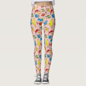 Dr. Seuss | One Fish Two Fish Patroon Leggings (Voorkant)