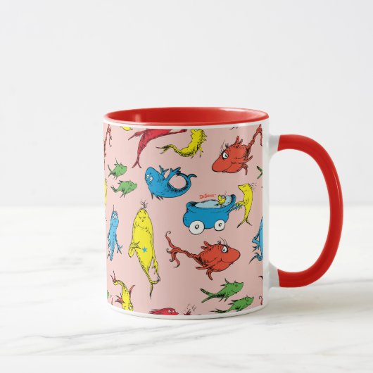 Dr. Seuss | One Fish Two Fish Patroon Mok (Rechts)
