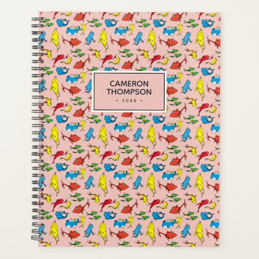 Dr. Seuss | One Fish Two Fish Patroon Planner (Voorkant)