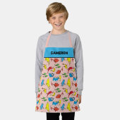Dr. Seuss | One Fish Two Fish Patroon Schort (Gedragen)