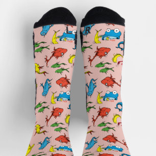Dr. Seuss   One Fish Two Fish Patroon Sokken