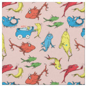 Dr. Seuss | One Fish Two Fish Patroon Stof (Close Up)