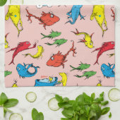 Dr. Seuss | One Fish Two Fish Patroon Theedoek (Gevouwen)