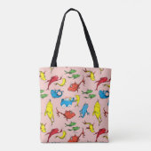 Dr. Seuss | One Fish Two Fish Patroon Tote Bag (Achterkant)