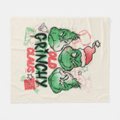 Dr. Seuss | Oude Grinch Claus Fleece Deken (Voorkant (Horizontaal))