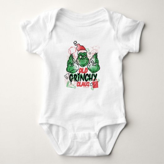 Dr. Seuss | Oude Grinch Claus Romper (Voorkant)