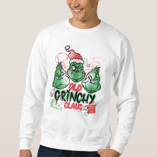 Dr. Seuss | Oude Grinch Claus Trui (Voorkant)