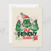 Dr. Seuss | Oude Grinch-clausule Briefkaart (Voorkant / Achterkant)