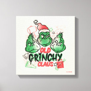 Dr. Seuss   Oude Grinch-clausule Canvas Afdruk