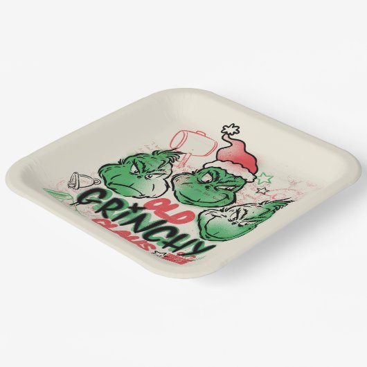 Dr. Seuss | Oude Grinch-clausule Papieren Bordje (Gebogen)