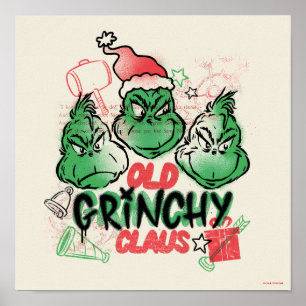 Dr. Seuss   Oude Grinch-clausule Poster