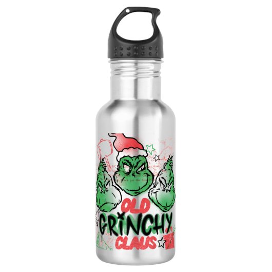 Dr. Seuss | Oude Grinch-clausule Waterfles (Voorkant)