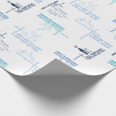 Dr. Seuss | Patroon Vaderdag-offerte Cadeaupapier (Hoek)